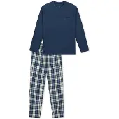 Schiesser Schlafanzug Comfort Cotton in Pacific blue | Gr.: 140