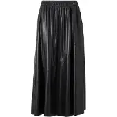 Marc Cain COLLECTIONS Kunstlederrock in schwarz | Gr.: 42