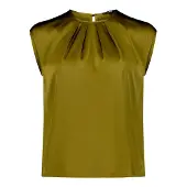 Zero Satinbluse "Damen mit Rundhalsausschnitt"