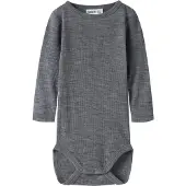 Name it Wax Wool Rib Langarm-body