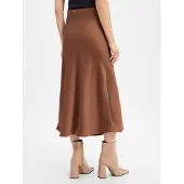 Marie Lund Satinrock in nougat | Gr.: S