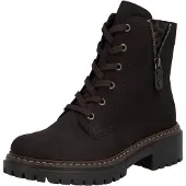 Rieker Damenschuhe Schnürstiefel Braun Freizeit