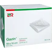 Docpharm GmbH Gazin Mullkomp.10x10 Cm Steril 8fach 50X2 St