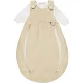 Alvi BABY-MÄXCHEN 2-tlg. Ganzjahresschlafsack Frottier mit Belüftungssystem 2.5 TOG, beige, 56