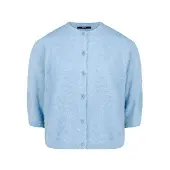 Zero Strick-Cardigan mit Knöpfen in Ashley Blue Melange | Gr.: 40