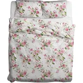TRAUMSCHLAF Lyocell Lyocell Bettwäsche Rosenzauber 135x200 cm + 80x80 cm