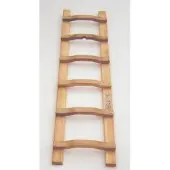 Proregal Dachdeckerleiter geleimt+Holzschrauben | 12 Sprossen | 3,5m Länge | Holz | Dachleiter
