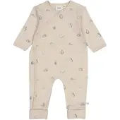 Feetje Schlafoverall mit Klappfuß Pinguine, beige, 56