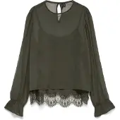 Vero Moda Bluse in Khaki - L