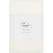 Cam Cam Stretchlaken - 90x200x15 cm - Off White - - One Size - Bettlaken