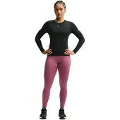 Nike W NK DF ONE HR TIGHT USEAM PINK SMOKE/WHITE