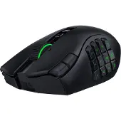 Razer Naga V3 Pro, Rechts, Optisch, RF Wireless + Bluetooth + USB Type-C, 50000 DPI, Schwarz