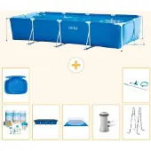 Intex Rechteckiger Frame Pool - 450x220x84 cm - 8-teilig S20069