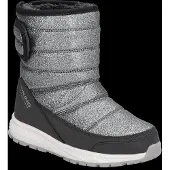 Viking Equip Glitter WP Pull-On Winterstiefel, Dark Grey, 22