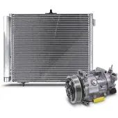 BESTPRICE Kompressor + Kondensator [Hersteller-Nr. 41846652] für Peugeot, Citroën