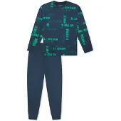 Schiesser Schlafanzug Comfort Cotton in Deep blue | Gr.: 164
