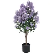 MCW Künstlicher Flieder Q87 Outdoor Polyethylen 95x40x40cm Lila