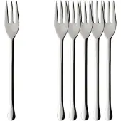 Villeroy & Boch Tafelgabel "Kuchengabeln Udine 15,6 cm 6er Set edelstahl" Spülmaschinenfest