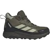 Adidas Terrex Anylander Mid Climaproof Traxion Junior Hiking Shoes Junior Boys AND Girls olistr/halgrn/shaoli (AETE) 3.5