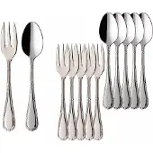 Villeroy & Boch Kreuzband Septfontaines Kaffeebesteck Bundle 12-teilig
