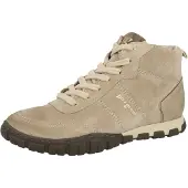 Paul green Damen Schnürboots Beige Leder & Textil Größe: 38