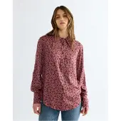 Wrangler Drama Collar Langarmhemd