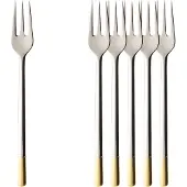 Villeroy & Boch Tafelgabel "Kuchengabeln Ella 15,9 cm 6er Set edelstahl" Spülmaschinenfest