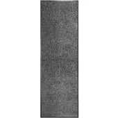Décoshop26 - Waschbare Fußmatte anthrazit 60x180 cm DEC023180