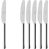 Villeroy & Boch Tafelmesser "Tafelmesser Udine 238 mm 6er Set silber" Spülmaschinenfest