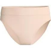 Calida Slip "Slip Elastic High Waist 1er Pack", Damen, Gr. 36-38, beige (nude), Obermaterial: 94% Baumwolle CO. 6% Elasthan EL., Unterhosen Slip