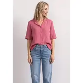 Street One Hemdbluse Sommerbluse, hochwertiger Musselin aus Baumwolle