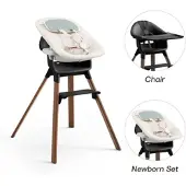 Stokke CLIKKTM Bundle Hochstuhl Bambus inkl. Newbornset, schwarz