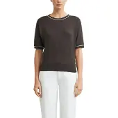 Comma Strickpullover Sommer-Strickpullover / Halbarm / Viskose
