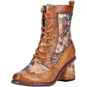 LAURA VITA Schnürstiefelette "Stiefelette Leder/Textil"