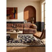 KADIMA DESIGN Teppich Orient Dunkelblau 200 x 290 cm - GLAZERT