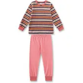Sanetta Pyjama Homewear Bequem sitzend Pyjama Streifen lang Frottee