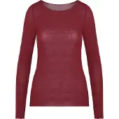 Hunkemoller Super Soft Shirt aus Kaschmir-Mix mit U-Boot-Ausschnitt Rot