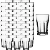 Pasabahce Longdrinkglas "Longdrinkgläser Casablanca 415 ml 60er Set transparent", bunt (transparent), B:8,7cm H:13cm Ø:8,7cm, Glas, Trinkgefäße, Longdrinkglas, Spülmaschinengeeignet, Stapelbar