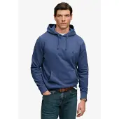 Superdry für Herren. M2014702A Essential Logo Kapuzenpullover blau (M), Lässig, Baumwolle