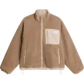 The North Face W YUMIORI REVERSIBLE JACKET Timeless Taupe/Garnet