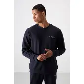 Tommy Life Herren Langarm-Sweatshirt und Hose Set