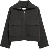 Armedangels - Women's Cotton-Wool Knit Jacket - Freizeitjacke Gr XL schwarz
