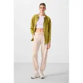 Tommy Life Hüftlange Crepe-Relaxed-Hosen mit Tasche