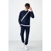 Tommy Life Herren Oversized Sweatshirt- und Hosen-Set