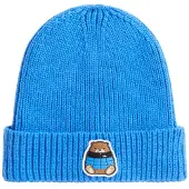 The North Face Kids TNF Logo Box Cuffed Beanie active blue/nuptse bear (YHE) OS