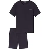 Schiesser Schlafanzug Modern Bonded in Graphit | Gr.: 50