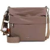 Suri Frey Umhängetasche "Umhängetasche SFY Sandey", Damen, Gr. B/H/T: 29cm x 28cm x 7cm 0, grau (taupe 900), Polyester, Taschen Umhängetasche