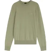 BOSS Pullover aus Baumwoll-Mix mit Logo-Patch Grösse M