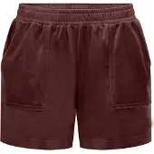Hunkemoller Shorts Velours Pocket Braun