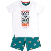 Mr Wonderful Always Good Vibes Schlafanzug